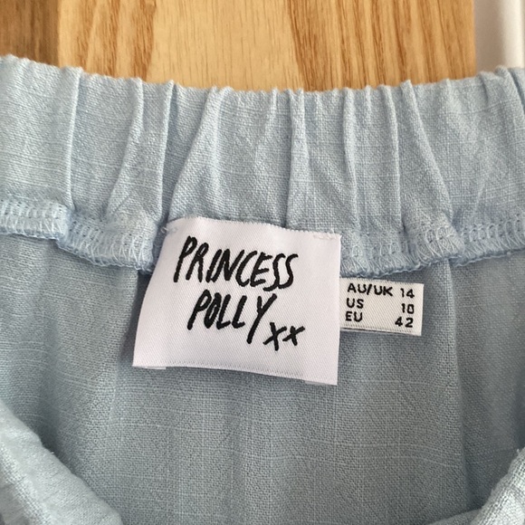 Baby Blue Flowy Skirt - Picture 2 of 2